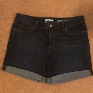Women’s Sonoma Boyfriend Jean Shorts Size 10